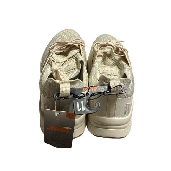 Avia Quick Flash Men's Knit Sneakers in Cream - Picture 7 of 9